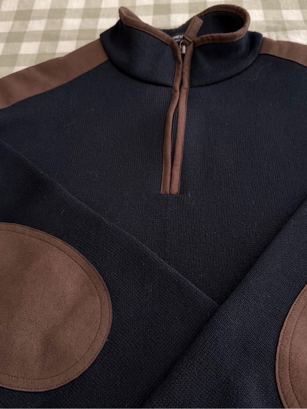 Daniel Cremieux Dark Navy Sweater  with Front Pockets